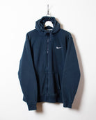 Navy Nike Zip-Through Hoodie - Large