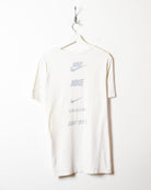 White Nike Swoosh T-Shirt - Large