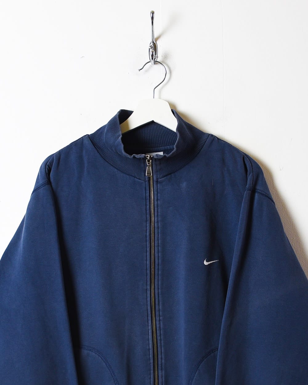 Navy Nike Zip-Through Sweatshirt - Large