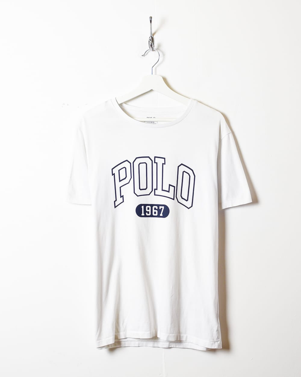 White Polo Ralph Lauren T-Shirt - Large