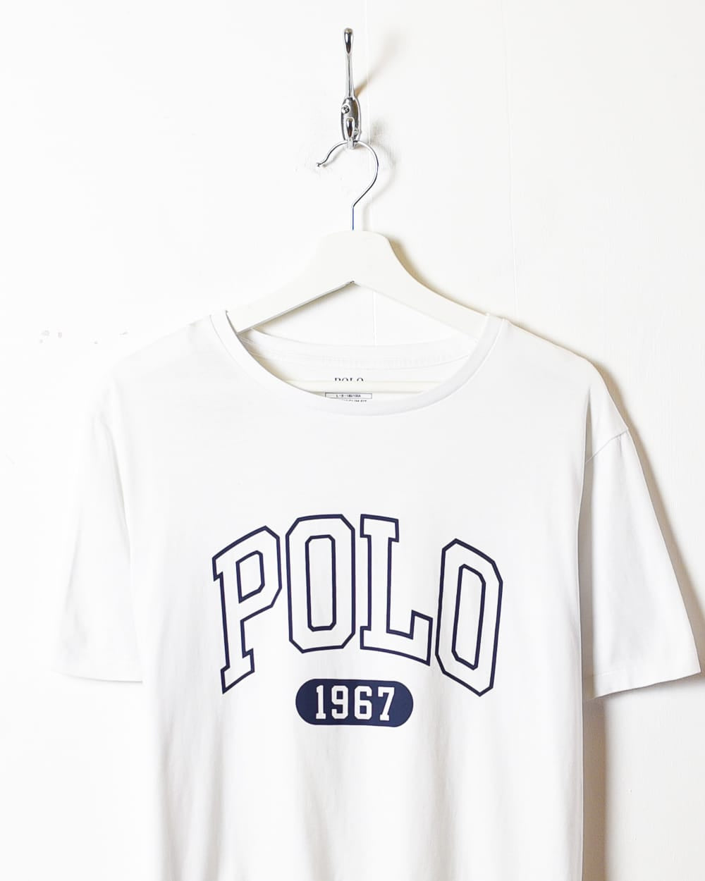 White Polo Ralph Lauren T-Shirt - Large