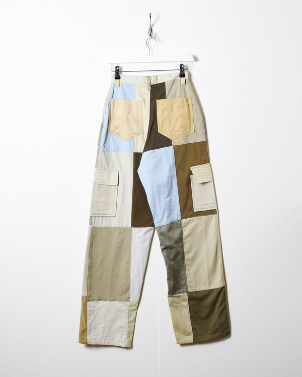 Neutral Reworked Baggy Cargo Trousers - W24 L31