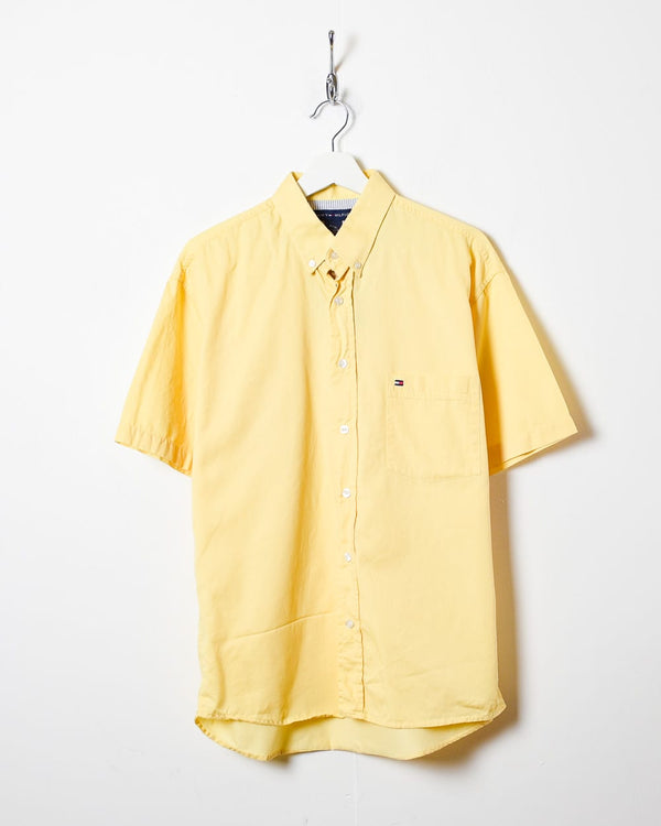 Orange Tommy Hilfiger Short Sleeved Shirt - Medium