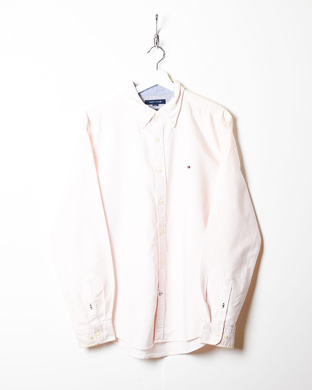 Pink Tommy Hilfiger Striped Shirt - Large