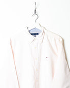 Pink Tommy Hilfiger Striped Shirt - Large