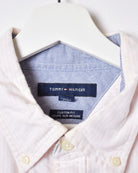 Pink Tommy Hilfiger Striped Shirt - Large