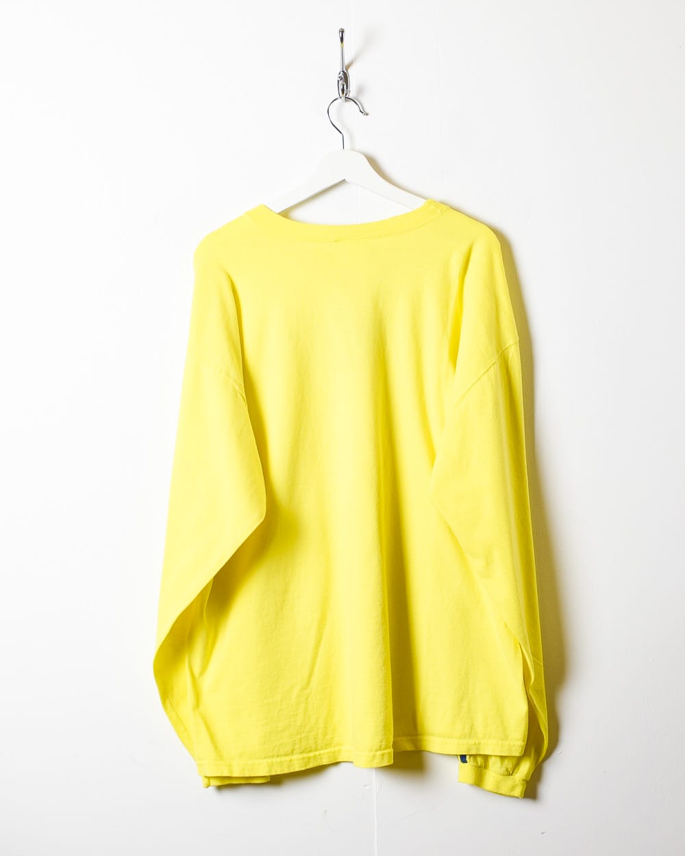 Yellow Adidas Long Sleeved T-Shirt - Large