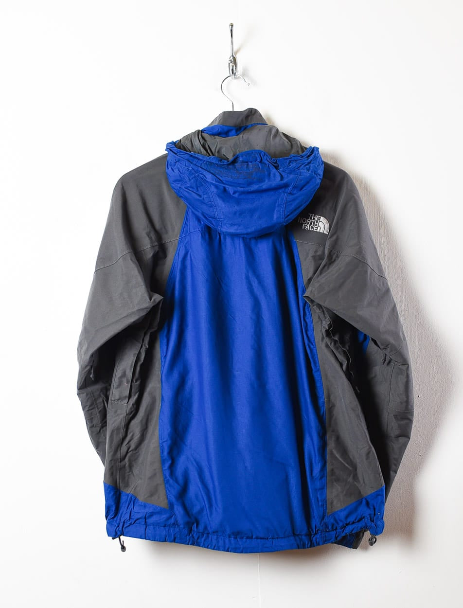 Blue The North Face HyVent Hooded Windbreaker Jacket - Small
