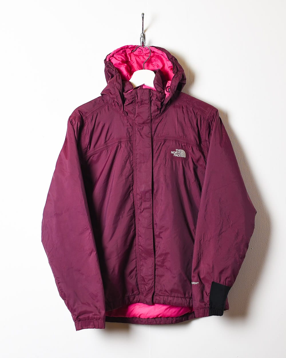 Purple The North Face Hooded Coat - Small Women's
