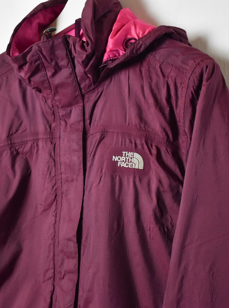 Purple The North Face Hooded Coat - Small Women's