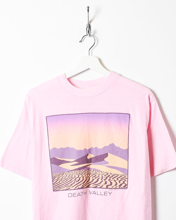 Pink Death Valley Single Stitch T-Shirt - Large