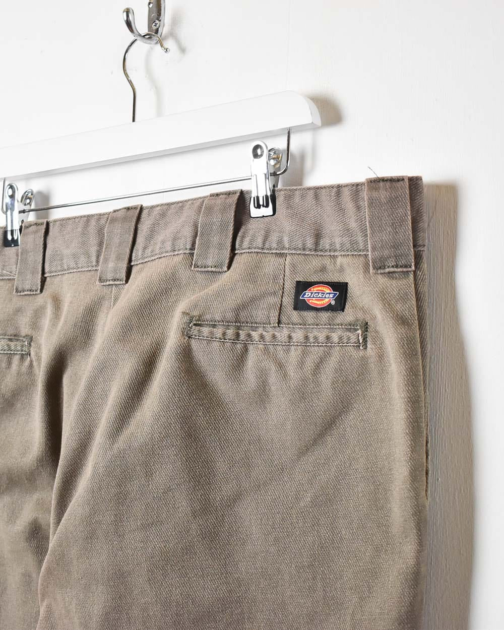 Brown Dickies Low Straight Trousers - W43 L30
