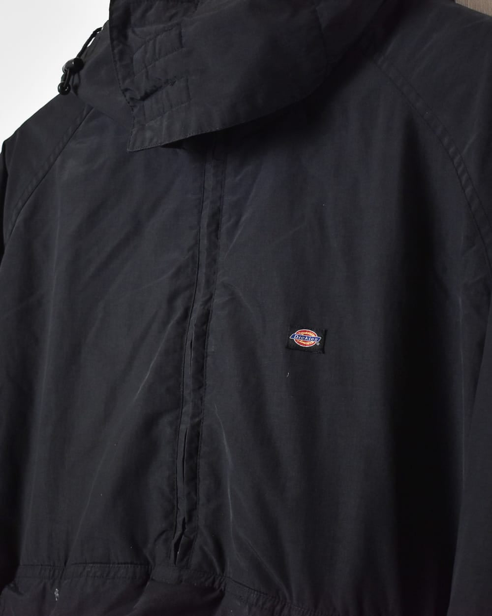 Black Dickies Pullover Fleece Lined Jacket - X-Large