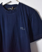 Navy Fila T-Shirt - Small