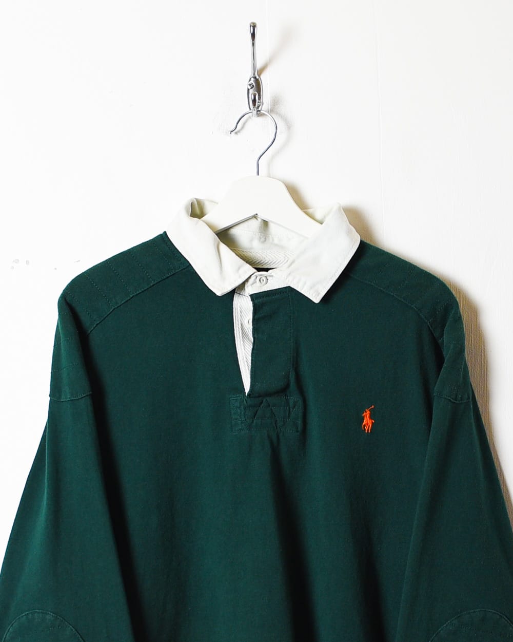 Green Polo Ralph Lauren Rugby Shirt - X-Large