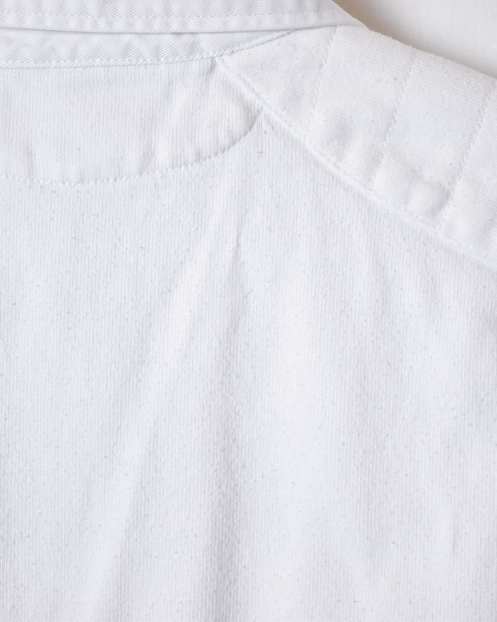 White Polo Ralph Lauren Rugby Shirt - Medium