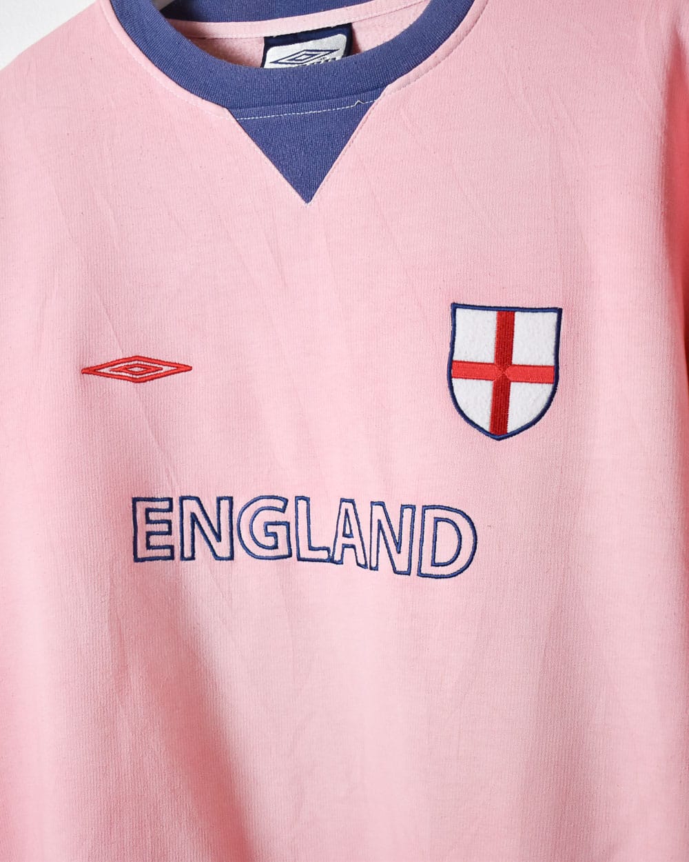 Pink Umbro England Sweatshirt - Large