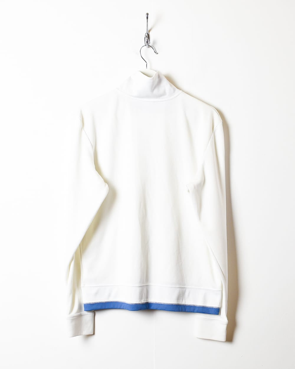 White Nike Zip-Through Sweatshirt - Medium Women's