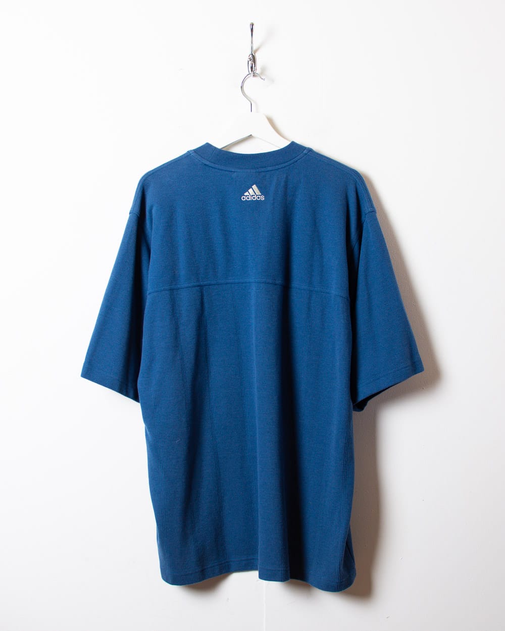 Navy Adidas Pocket T-Shirt - X-Large