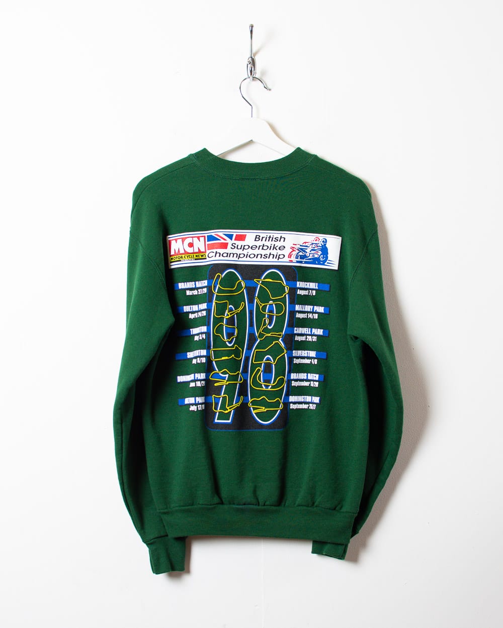 Green British Superbike Championship 1998 Sweatshirt - Small