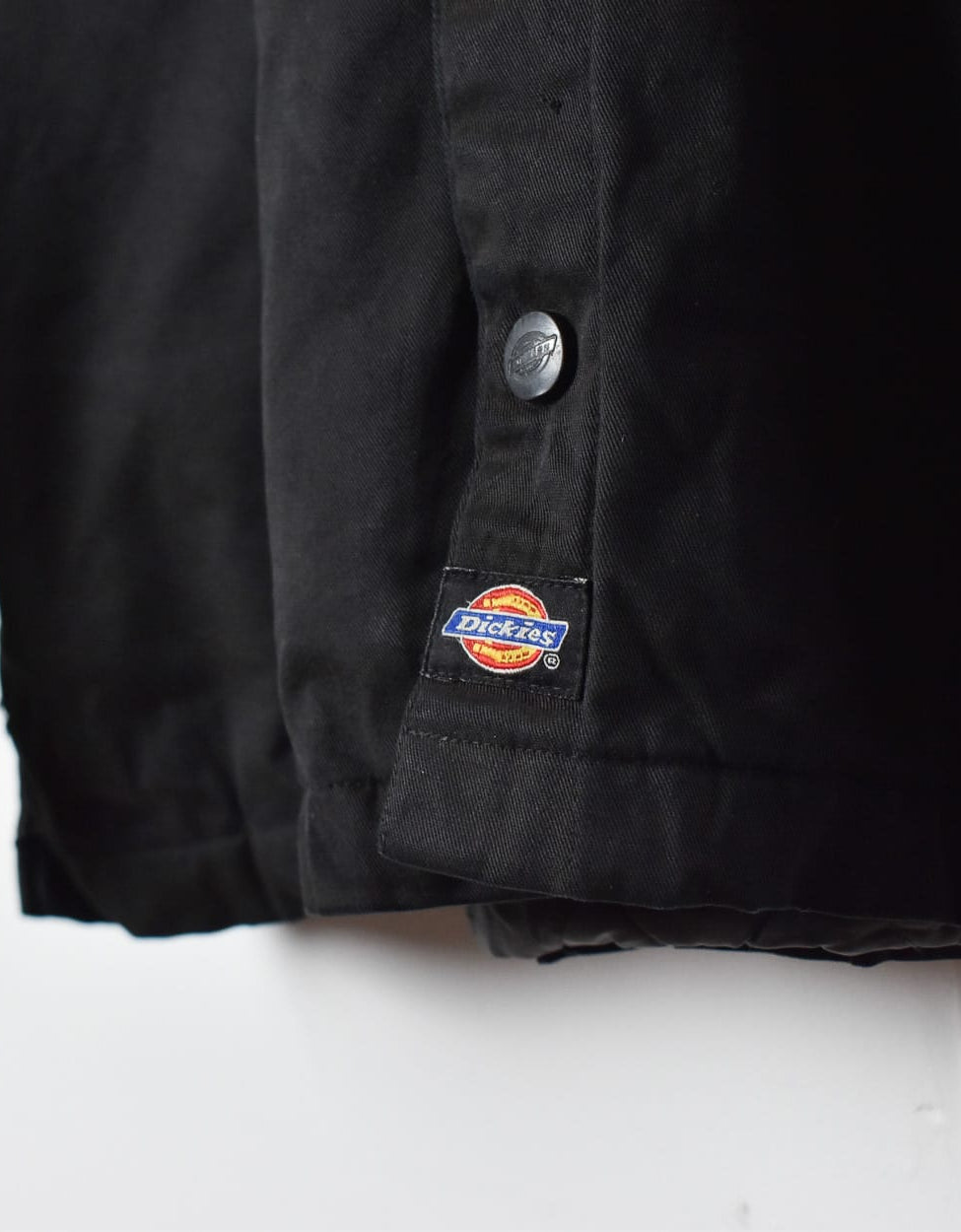 Black Dickies Workwear Hooded Jacket - Large