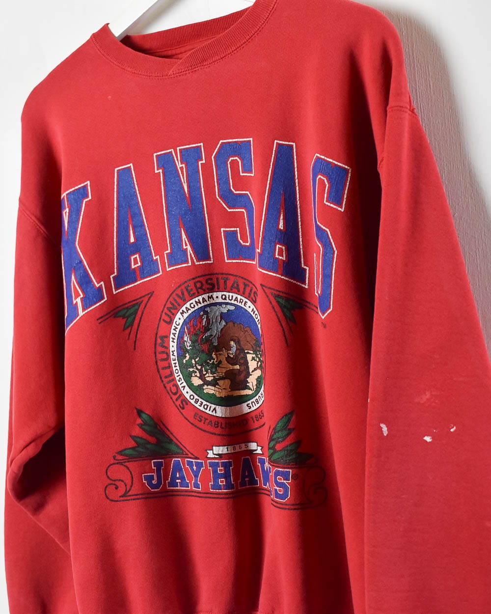 Red Galt Sand Kansas Jayhawks Sweatshirt - Small