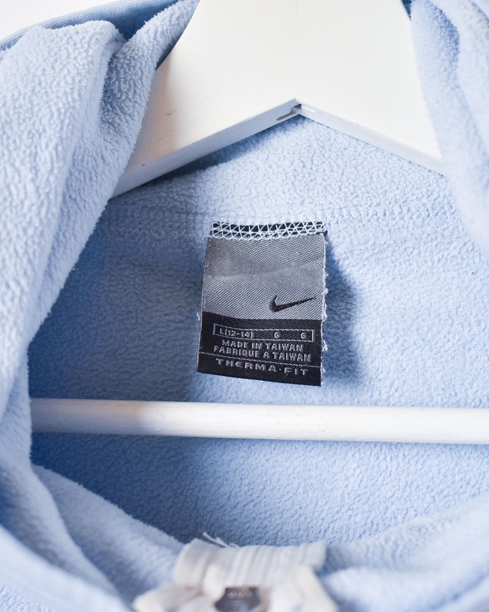 BabyBlue Nike Hooded Fleece - Large Women's