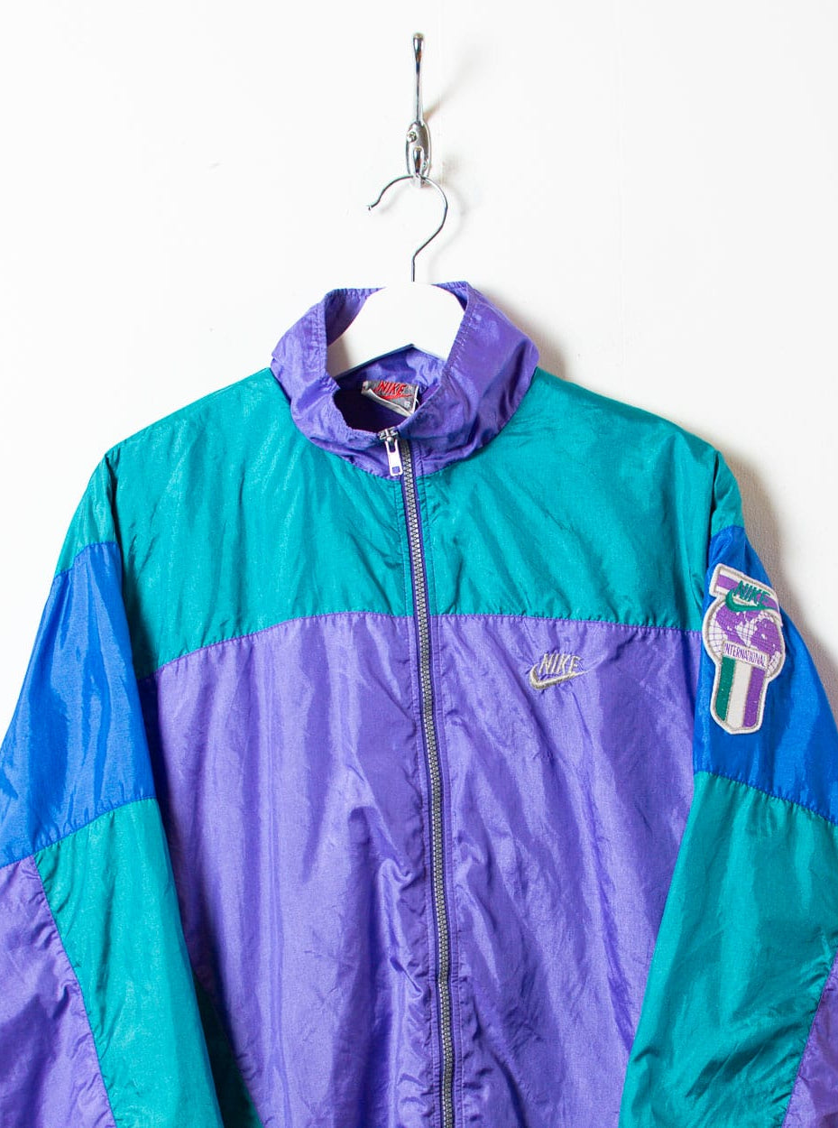 Purple Nike International Shell Jacket - Small