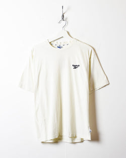 Vintage 00s White Reebok T-Shirt - X-Small Cotton– Domno Vintage