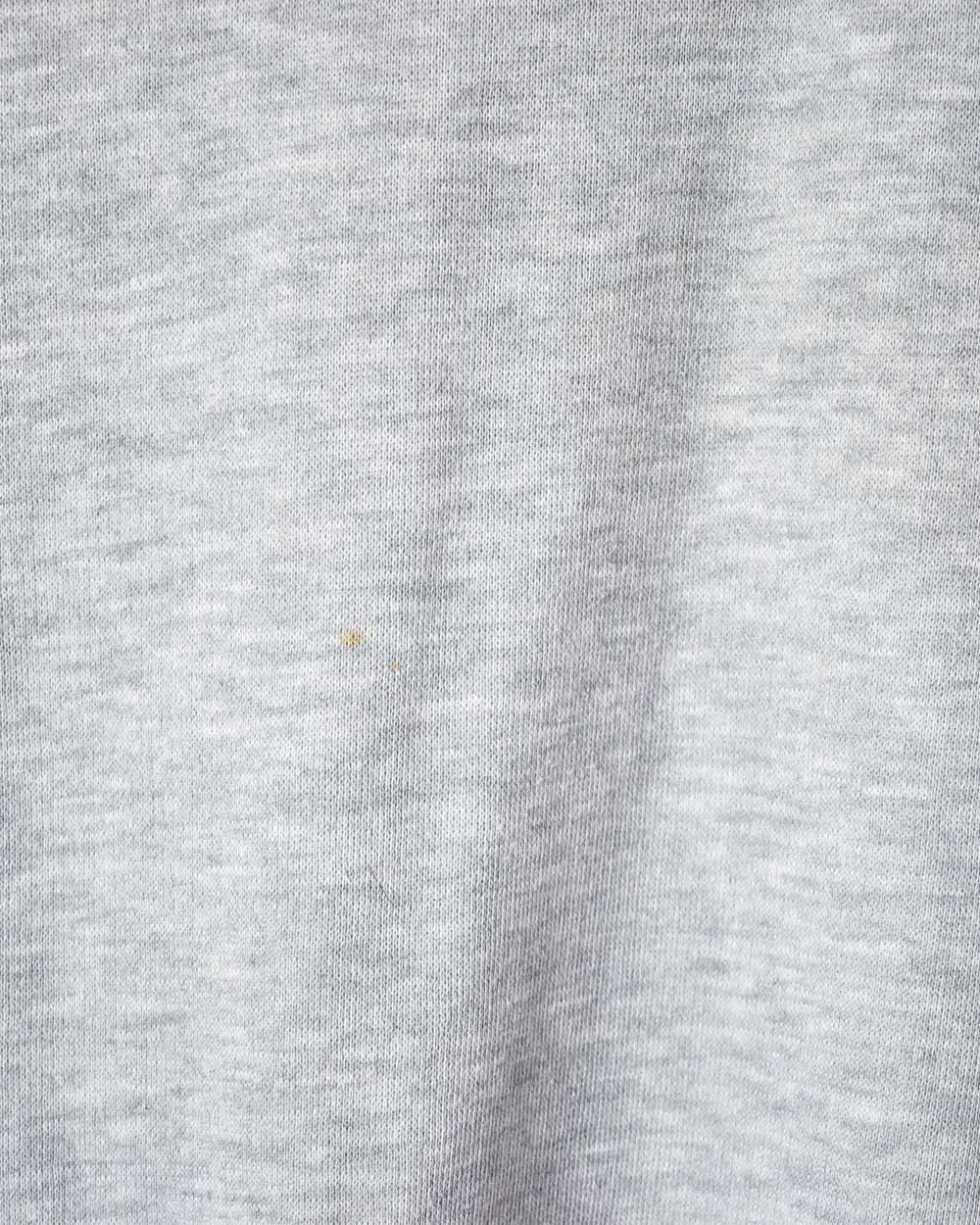 Stone Nike 1/4 Button Down 80s Sweatshirt - XX-Small