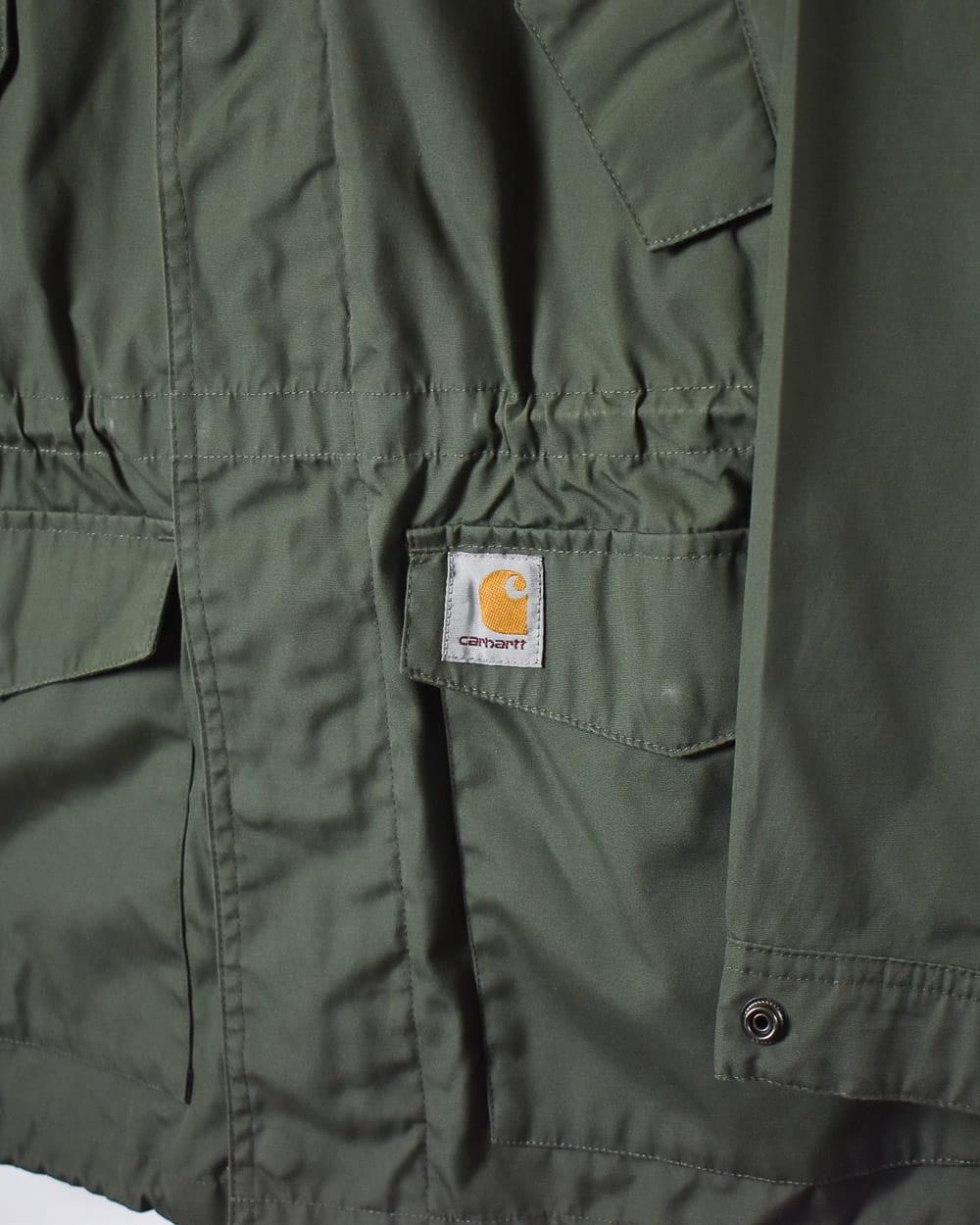 Khaki Carhartt Parka Jacket - Medium