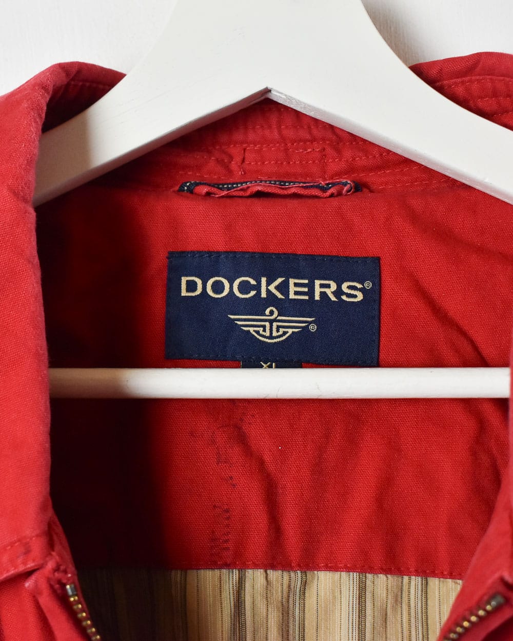 Red Dockers Harrington Jacket - X-Large