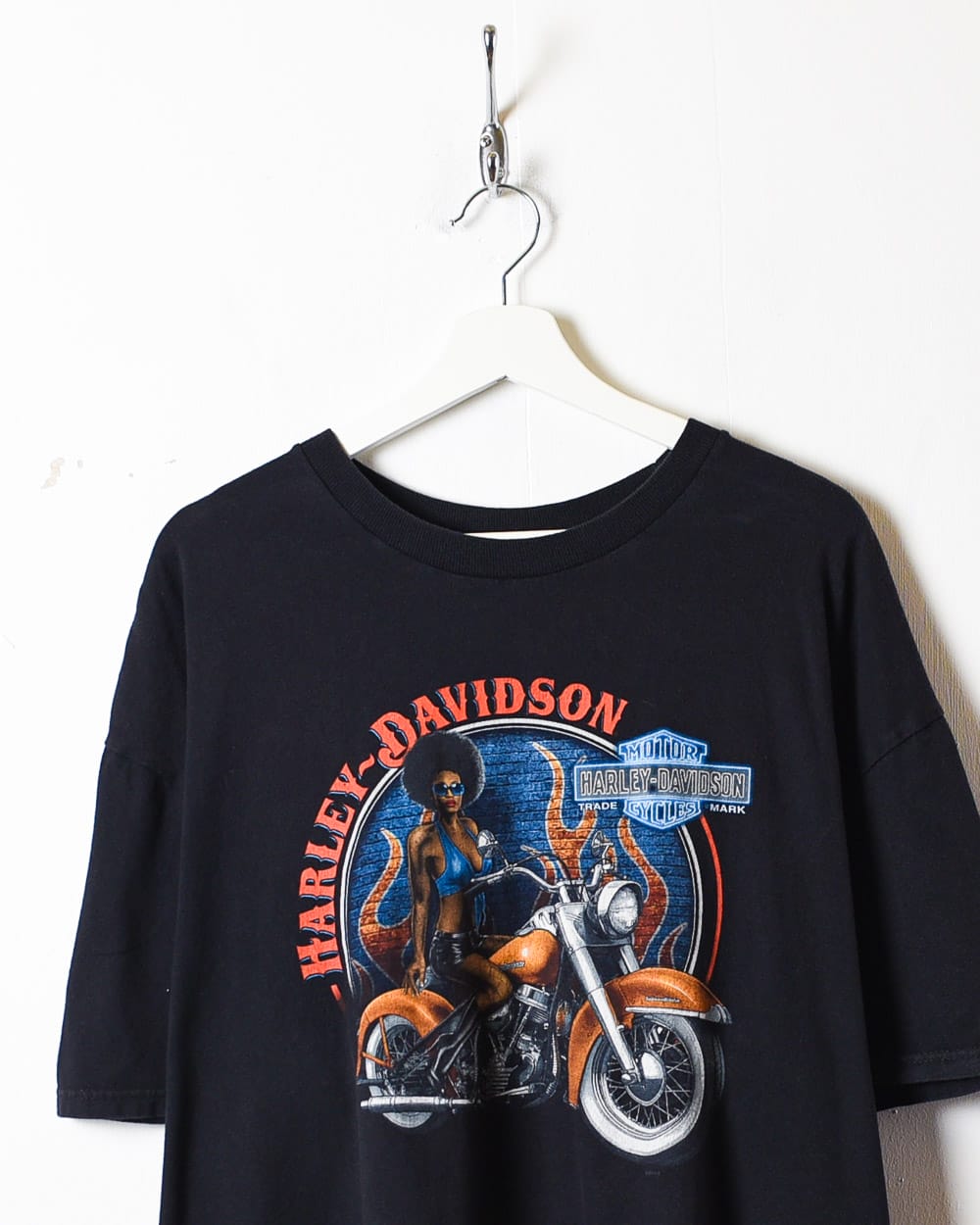 Black Harley Davidson Graphic T-Shirt - X-Large