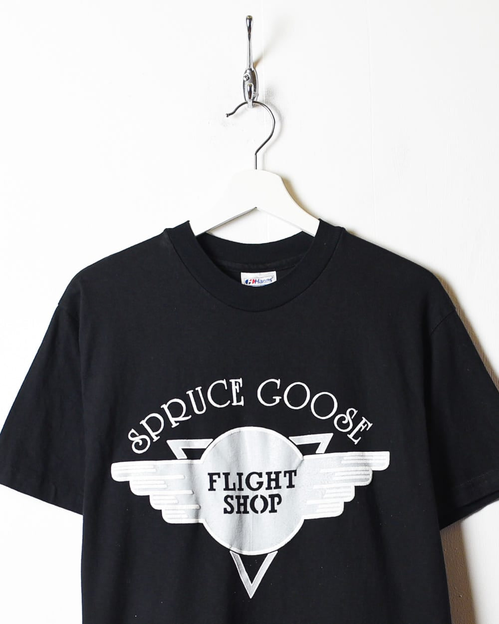 Blue Spruce Goose Flight Shop Single Stitch T-Shirt - Medium