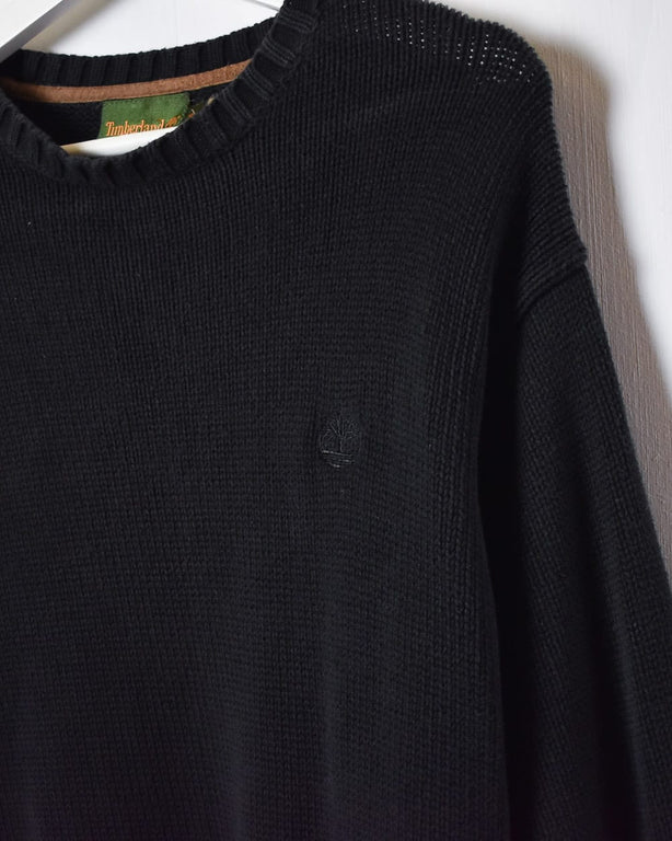 Blue Timberland Knitted Sweatshirt - Medium