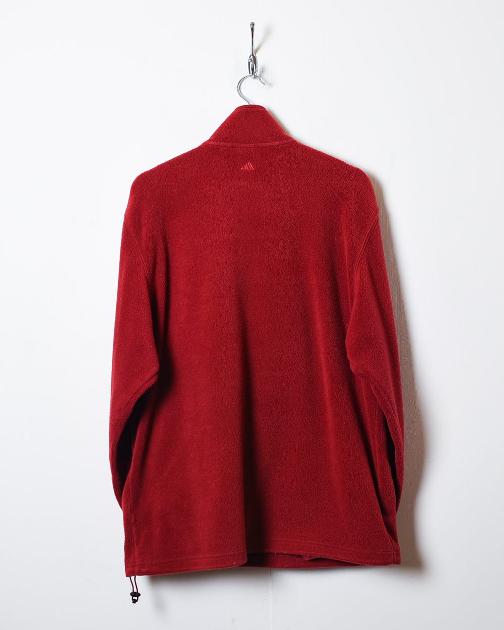 Red Adidas 1/4 Zip Fleece - Medium