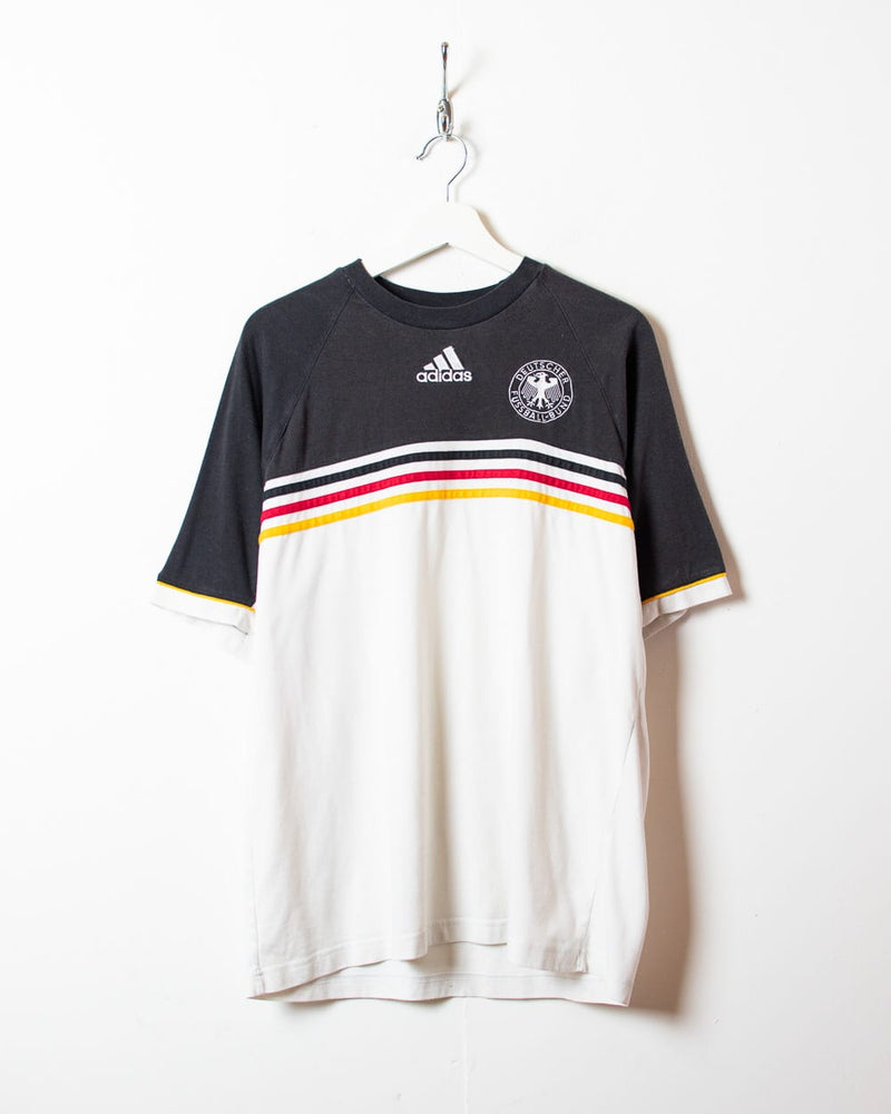 Kontinent eksplicit Pædagogik Vintage 90s White Adidas Germany 1998/99 Training T-Shirt - Large Cotton–  Domno Vintage