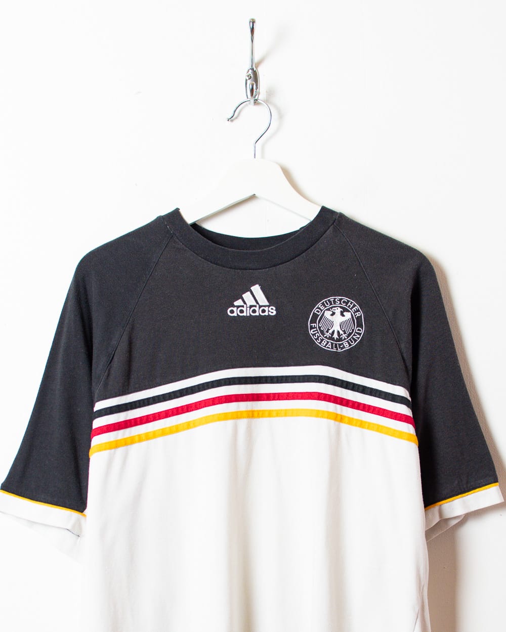 White Adidas Germany 1998/99 Training T-Shirt - Large