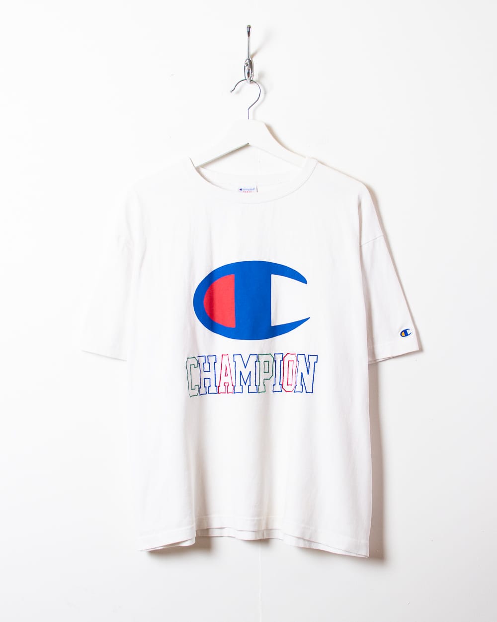 White Champion T-Shirt - Medium