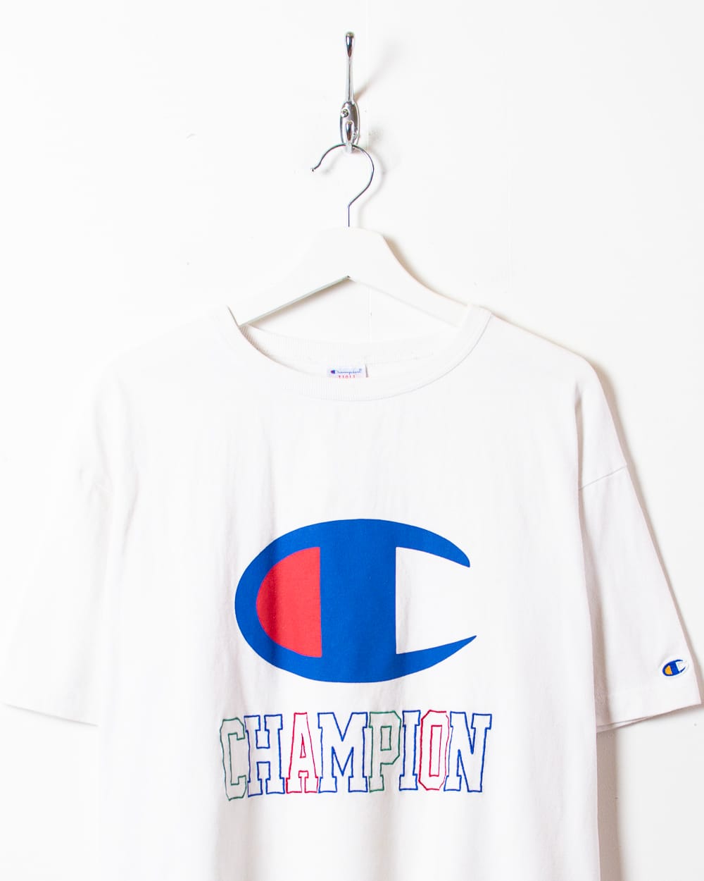 White Champion T-Shirt - Medium