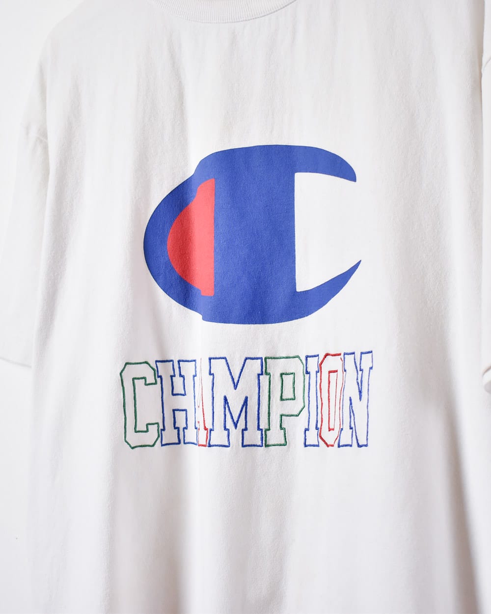 White Champion T-Shirt - Medium