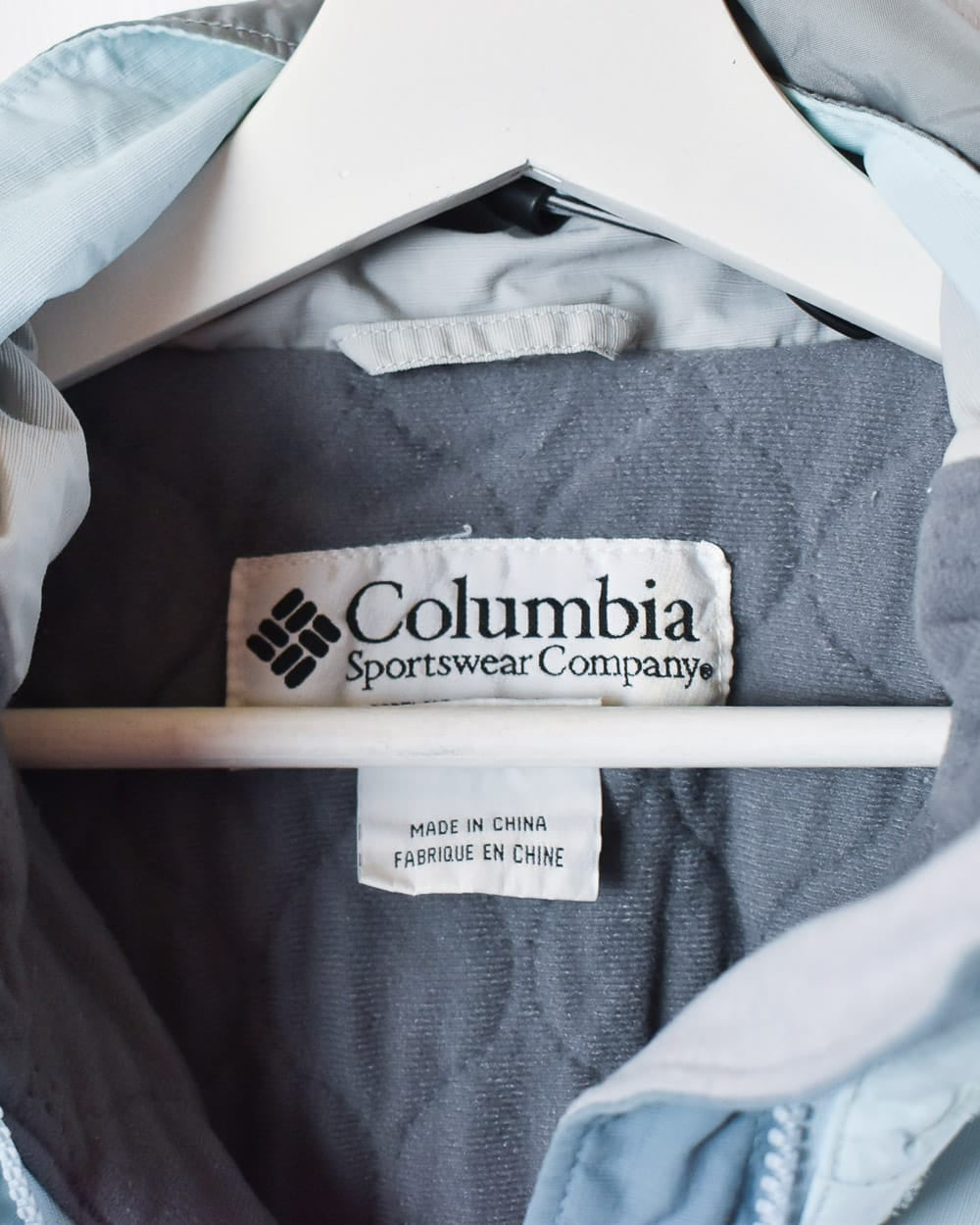 BabyBlue Columbia Fleece Lined Hooded Jacket - Medium Women's