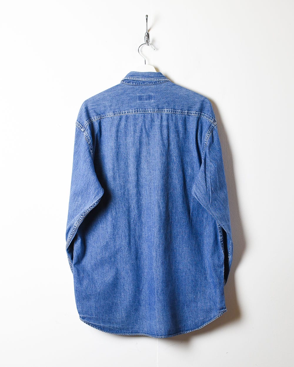 Blue Hugo Boss Denim Shirt - Large