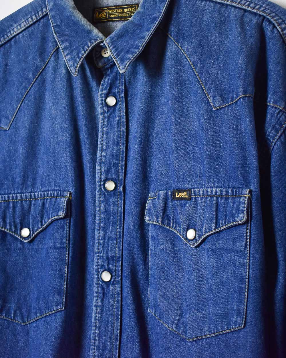 Blue Lee Denim Shirt - Large