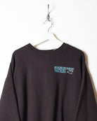 Black Majestic NFL Carolina Panthers Western Champions 1996 Sweatshirt - Large