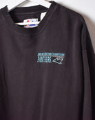 Black Majestic NFL Carolina Panthers Western Champions 1996 Sweatshirt - Large