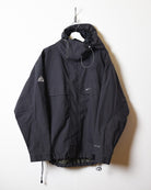 Black Nike ACG Hooded Windbreaker Jacket - Large