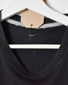 Black Nike Flaming Swoosh T-Shirt - Large