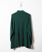 Green Polo Ralph Lauren 1/4 Zip Sweatshirt - XX-Large