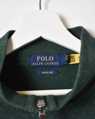 Green Polo Ralph Lauren 1/4 Zip Sweatshirt - XX-Large